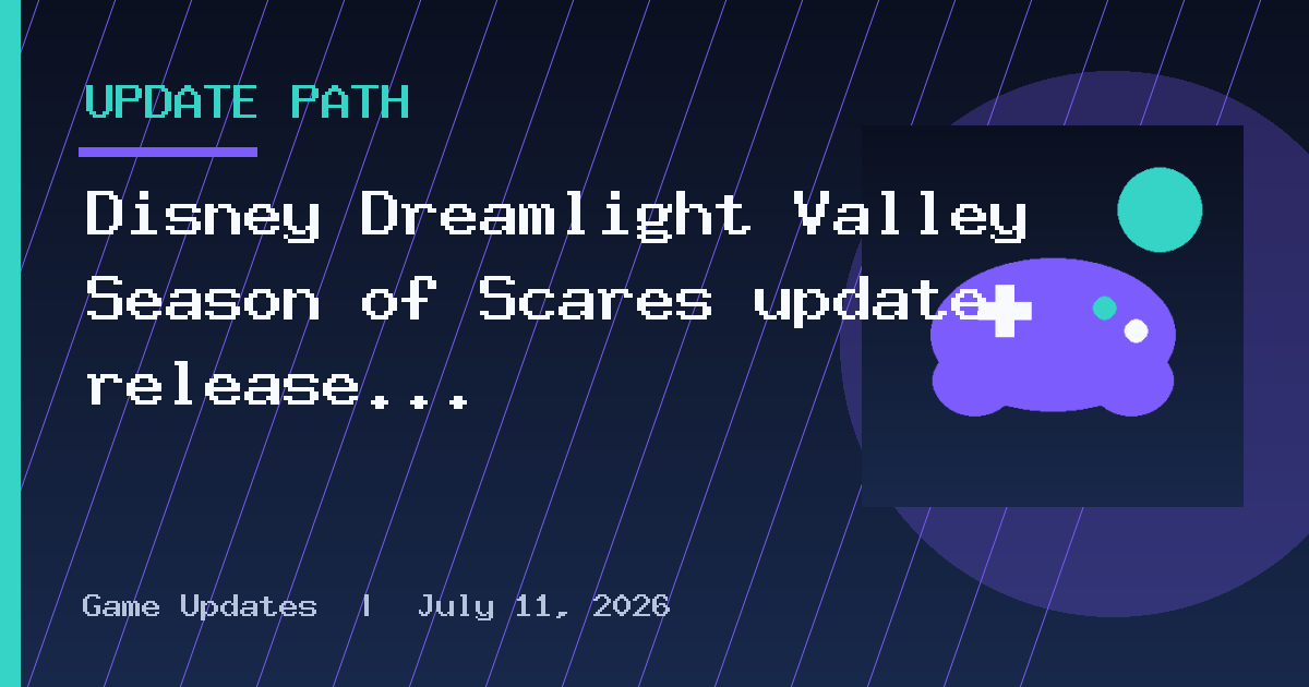Disney Dreamlight Valley Season of Scares update release countdown: Exact start