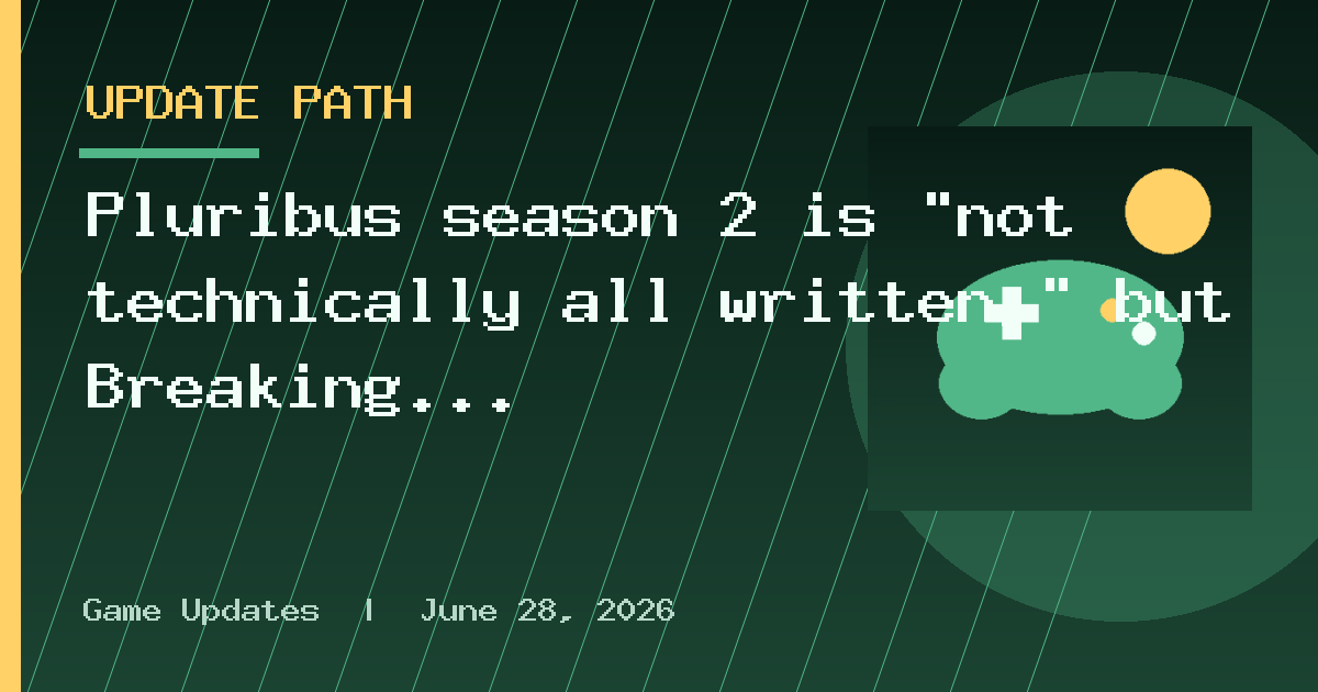 Pluribus season 2 is "not technically all written," but Breaking Bad creator