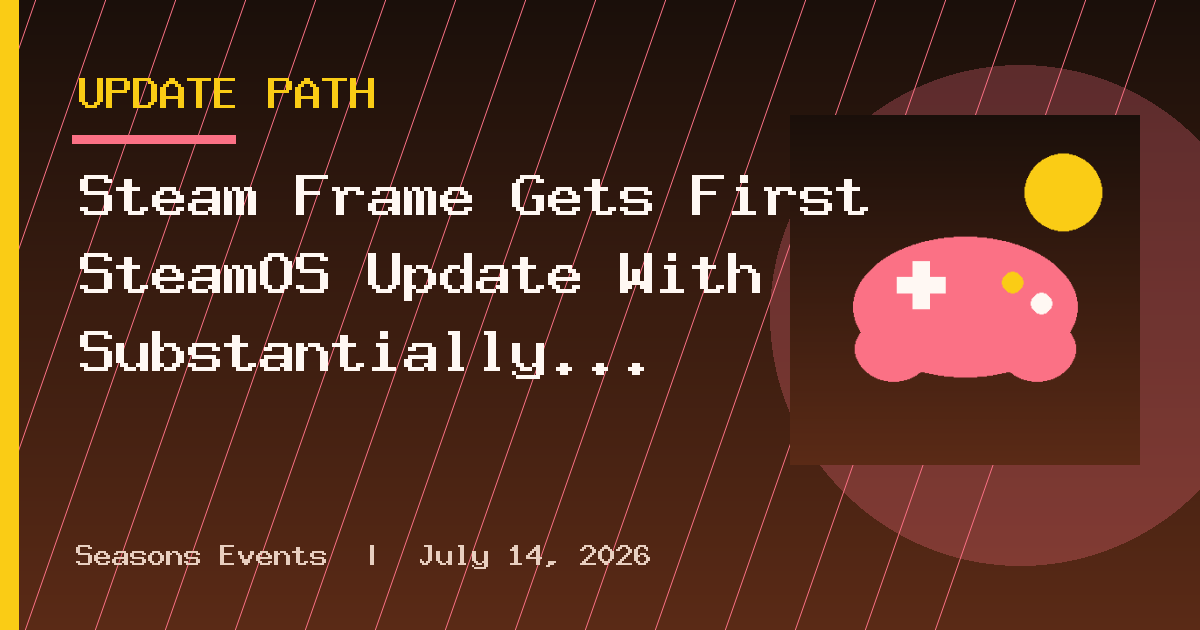 Steam Frame Gets First SteamOS Update With Substantially Faster Charging
