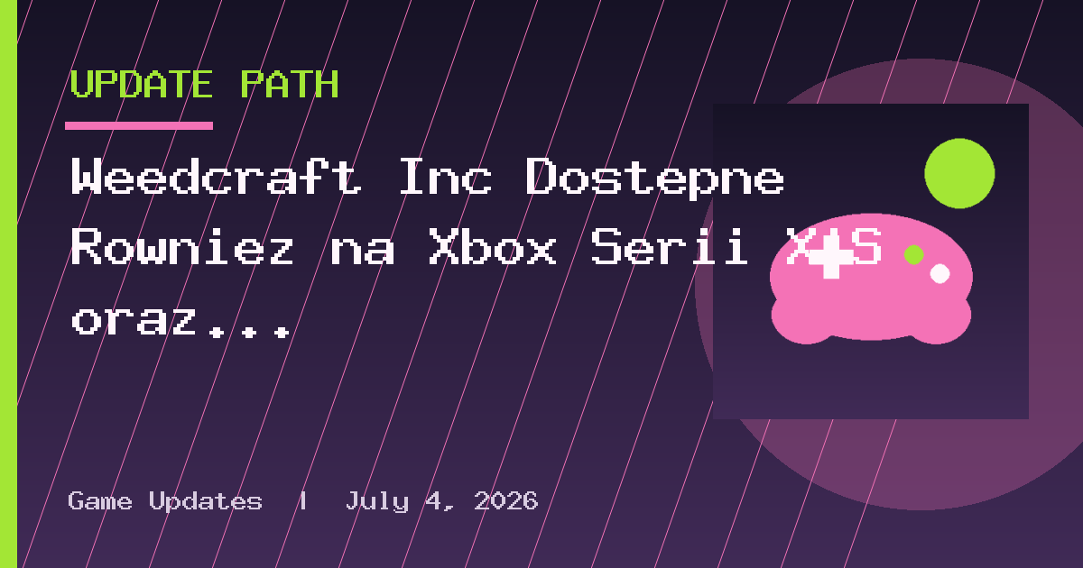 Weedcraft Inc Dostępne Również na Xbox Serii X|S oraz PlayStation